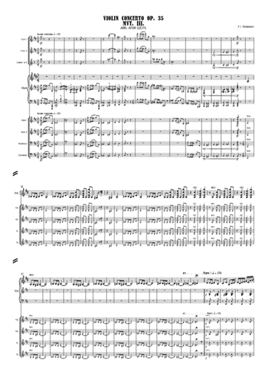 Piotr Tchaikovsky - Violin concerto i D major - 3rd movement - Arrangement for chamber group (arr. Apor Szüts)