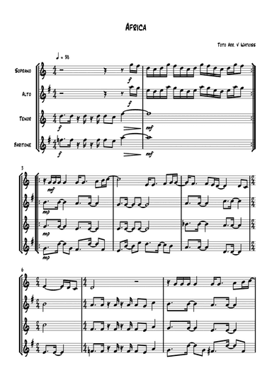 Africa (arr. Verena Watkiss)