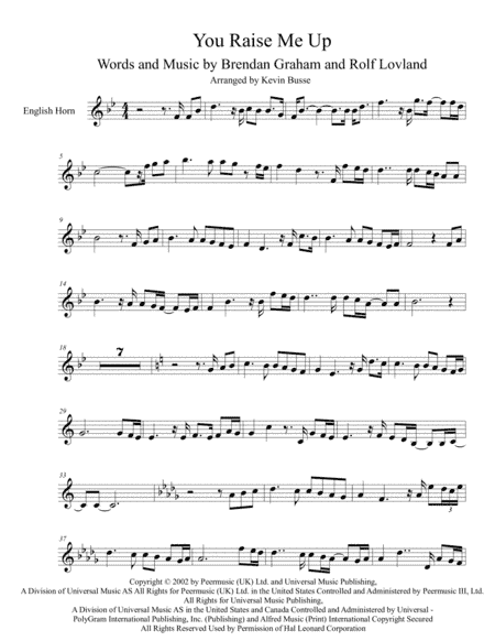 You Raise Me Up (arr. Kevin Busse)