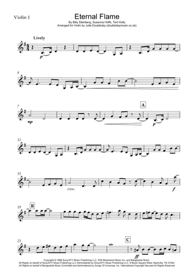 Eternal Flame (arr. Julie Doubleday)