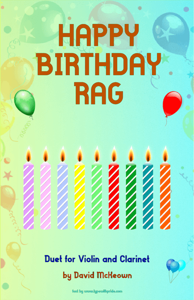 Happy Birthday Rag, for Violin and Clarinet Duet (arr. David McKeown)