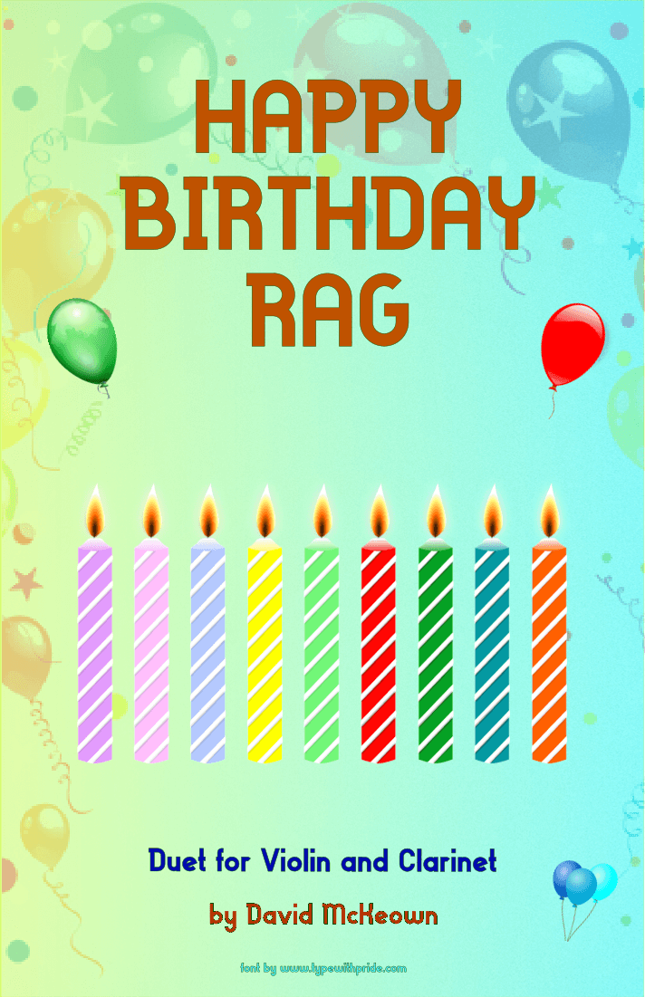 Happy Birthday Rag, for Violin and Clarinet Duet (arr. David McKeown)