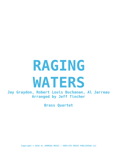 Raging Waters (arr. Jeff Tincher)