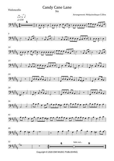 Candy Cane Lane (arr. Melquisedeque C.Silva)