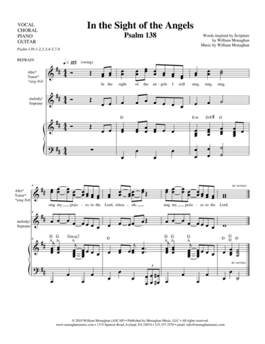 In the Sight of the Angels (Psalm 138)