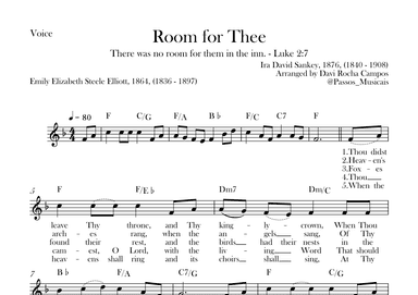 Room for Thee (arr. Davi Rocha Campos)