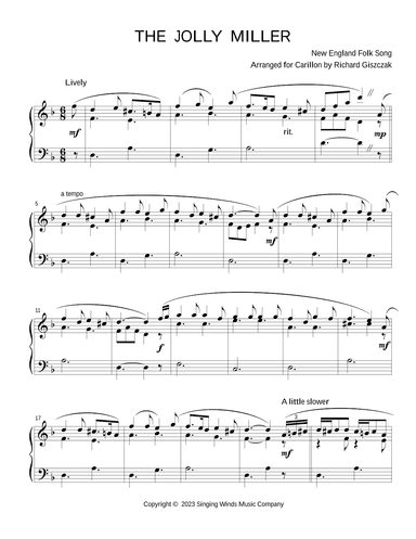 The Jolly Miller (arr. Richard Giszczak)