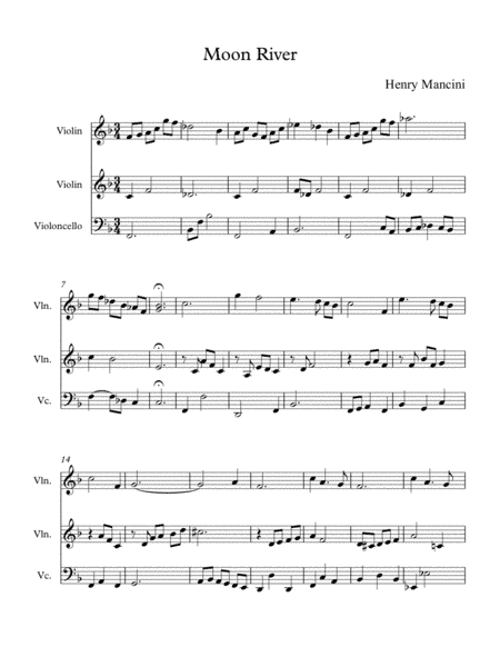 Moon River (arr. Jay Heo)