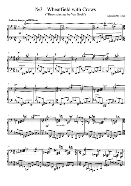 ?3 - Wheatfield with Crows