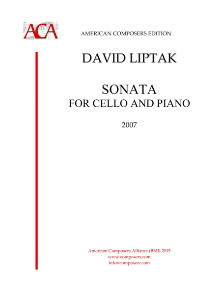 [Liptak] Sonata for Cello and Piano