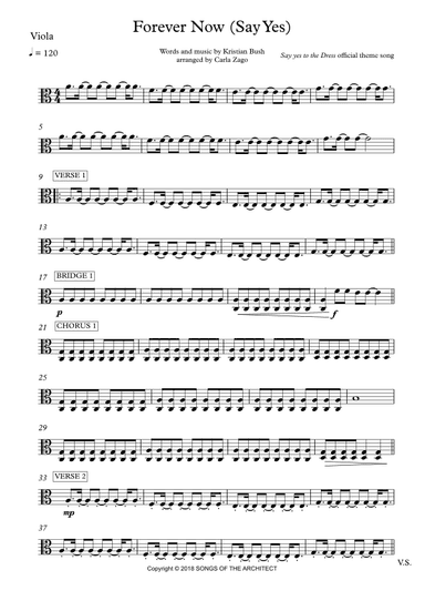 Forever Now (say Yes) (arr. Carla Zago)