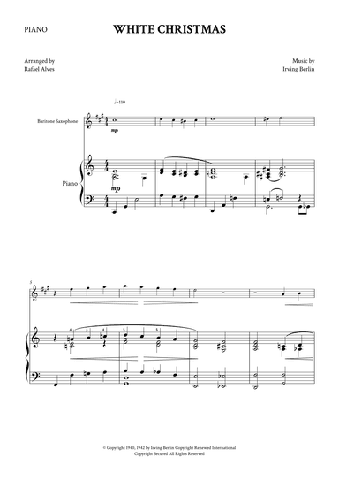 White Christmas (arr. Rafael Alves)