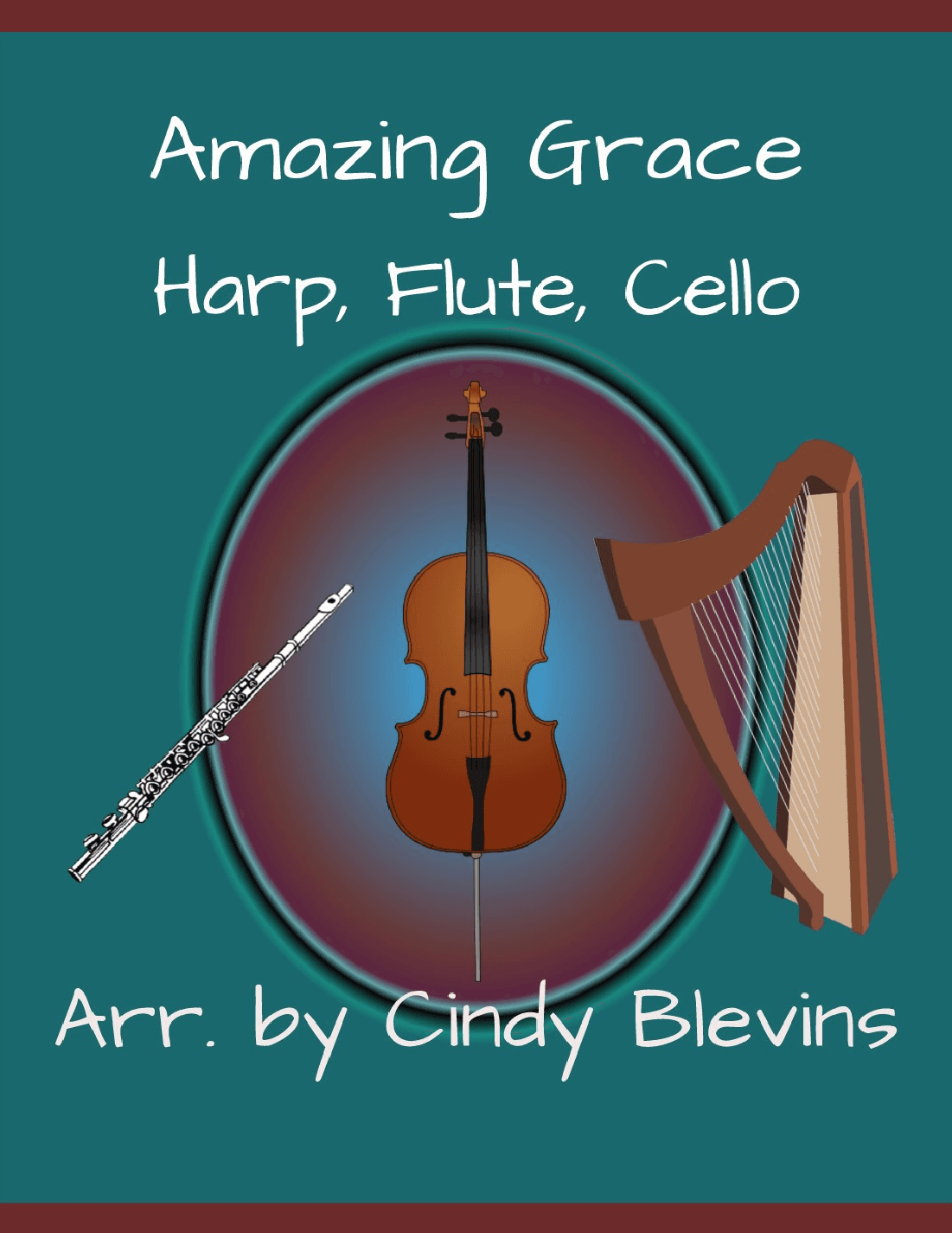 Amazing Grace, for Harp, Flute and Cello (arr. Cindy Blevins)
