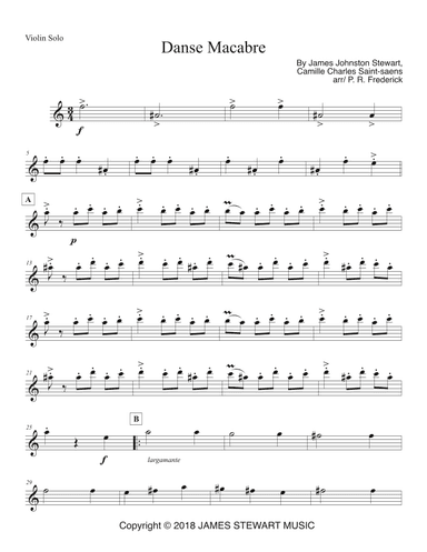 Danse Macabre Op 40 (pd) (arr. P. R. Frederick)