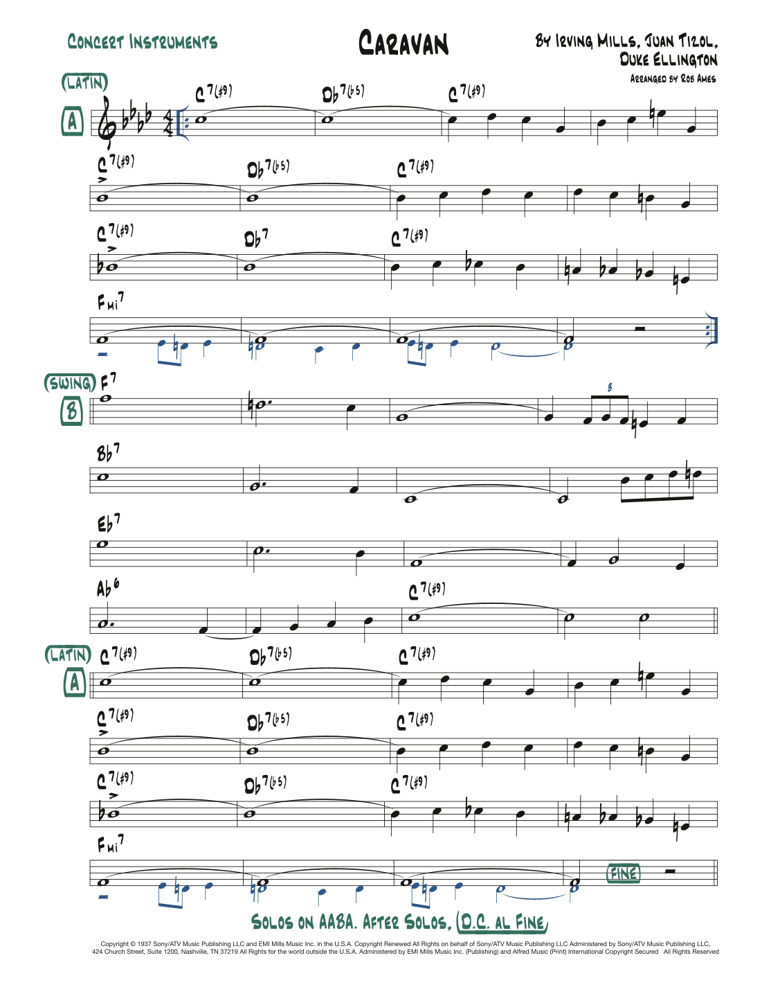 Caravan (arr. Rob Ames)