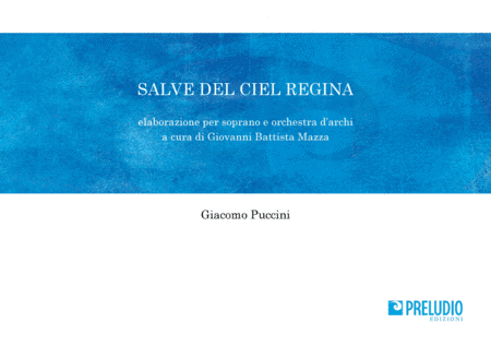 Salve del ciel Regina (arr. Giovanni Battista Mazza)