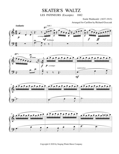 Skater's Waltz  [short] (arr. Richard Giszczak)