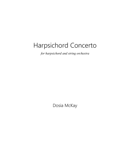 Harpsichord Concerto