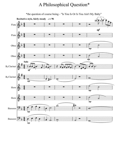 Is You Is, Or Is You Ain't (ma' Baby) (arr. Gail Ford)