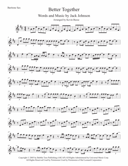 Better Together (arr. Kevin Busse)
