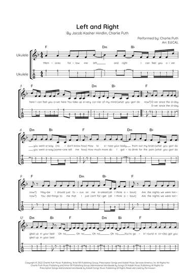 Left And Right (arr. Arr. Ed.CAL)