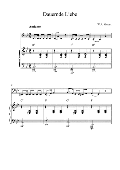 Dauernde Liebe (arr. Kaiserin Rebecca)