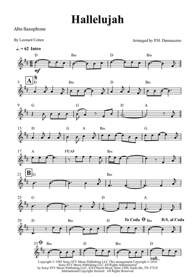 Hallelujah (arr. P.H. Damasceno)
