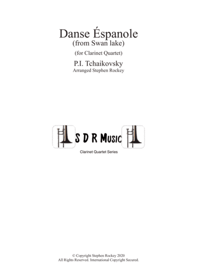 Spanish Dance from Swan Lake for Clarinet Quartet (arr. Stephen Rockey)