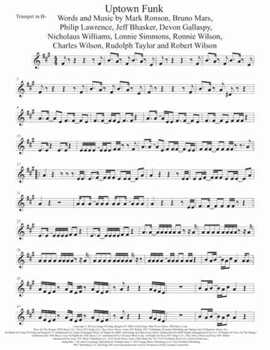Uptown Funk (arr. Kevin Busse)