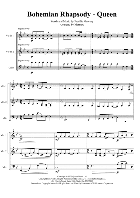 Bohemian Rhapsody (arr. Marmpy)