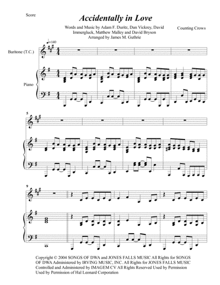 Accidentally In Love (arr. James M. Guthrie)
