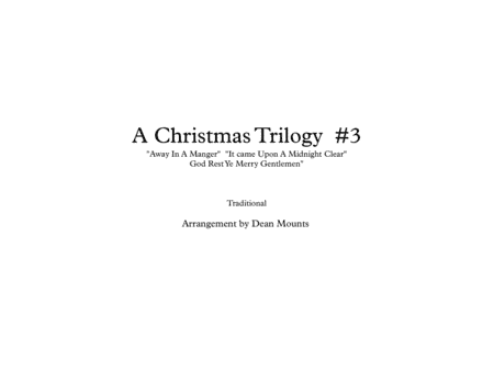 A Christmas Trilogy  #3   (Brass Quintet) (arr. Dean Mounts)