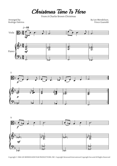 Christmas Time Is Here (arr. Rodrigo Faleiros)