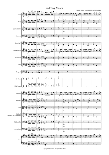 Radetzky March for School Orchestra (arr. David Burndrett)
