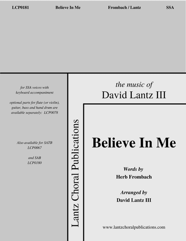 Believe in Me