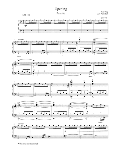 Parasite (arr. Piano Palt)