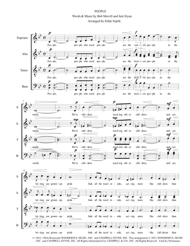 People (arr. Erkki Sipilä)