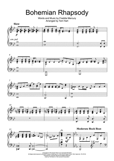 Bohemian Rhapsody (arr. Tom Hart)