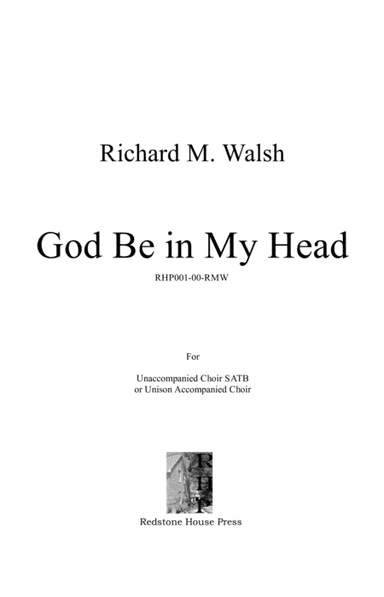God Be in My Head
