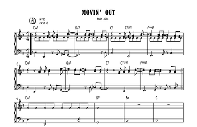 Movin' Out (anthony's Song) (arr. Sarah Jane Cion)