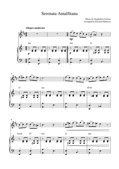 Serenata Amalfitana (Serenade of Amalfi) (arr. Kaiserin Rebecca)