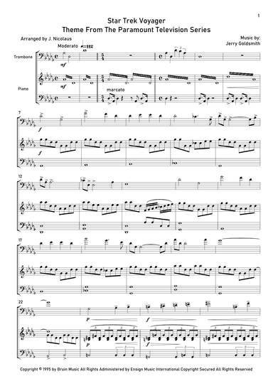 Star Trek - Voyager(r) (arr. John Nicolaus)