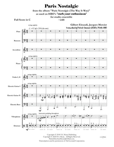 Eskimo Lumber (arr. Patrick Sheehan)