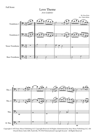 The Godfather (love Theme) (arr. Fabio Britto)