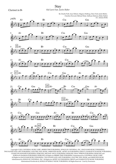 Stay (arr. Jônatas Britto)