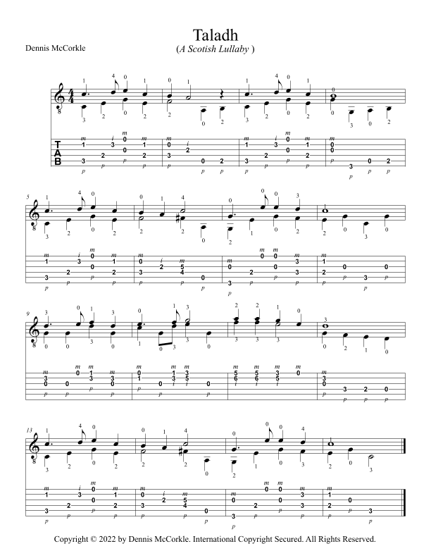 Taladh (Scottish Lullaby)
