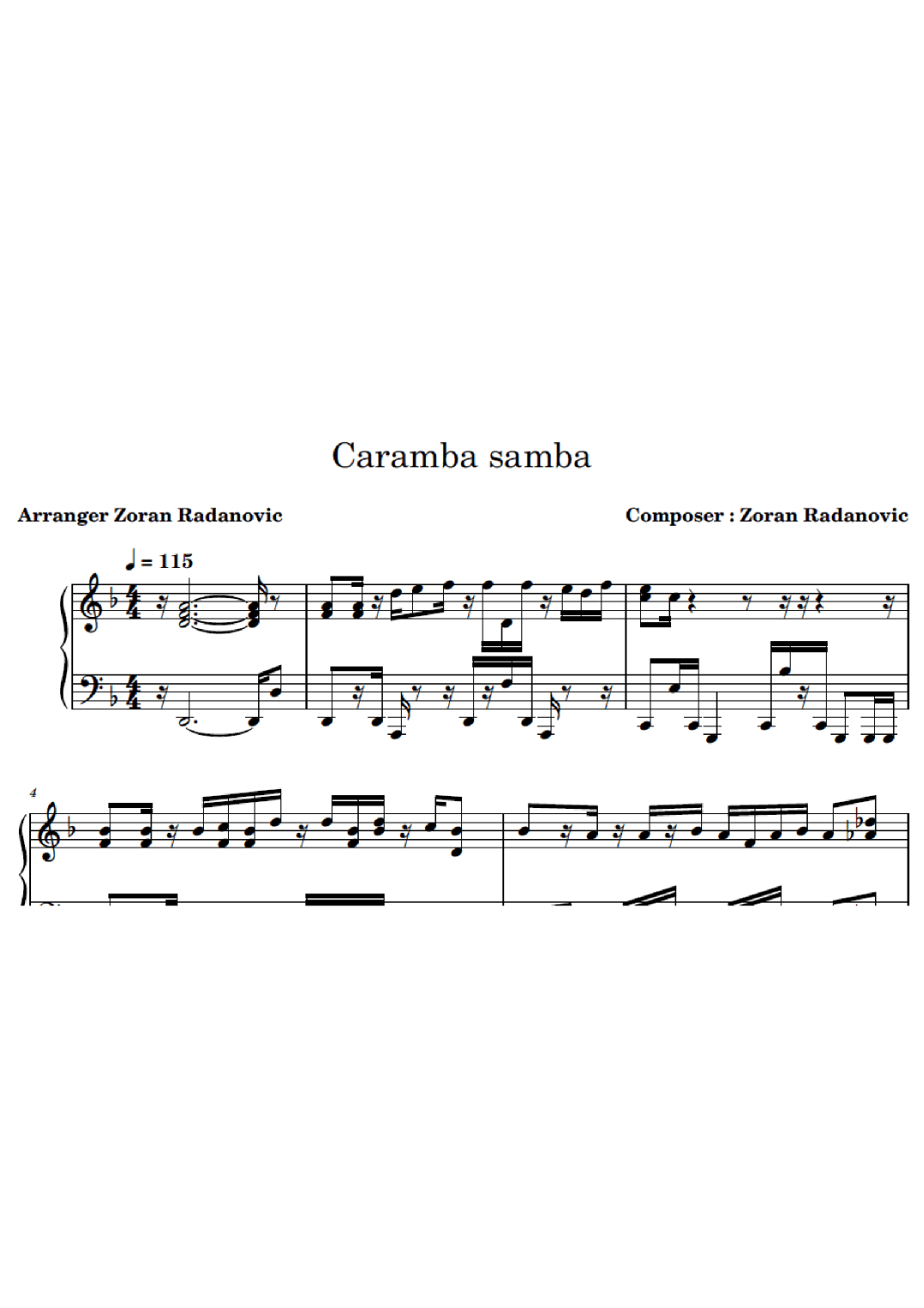 Caramba samba