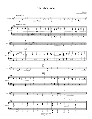 The Silver Swan (arr. Jane Frasier)