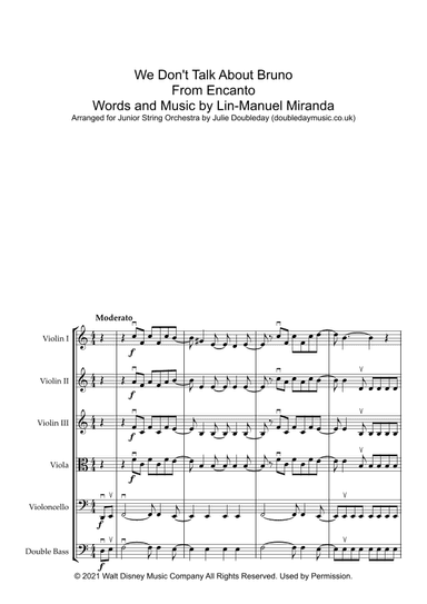 We Don't Talk About Bruno (arr. Julie Doubleday)