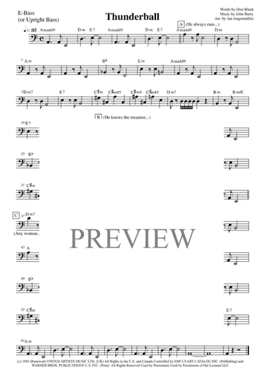 Thunderball (arr. Jan Angermüller)
